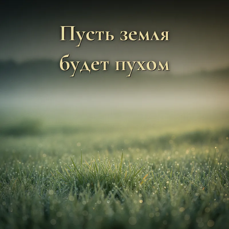 Открытка «Пусть земля будет пухом»